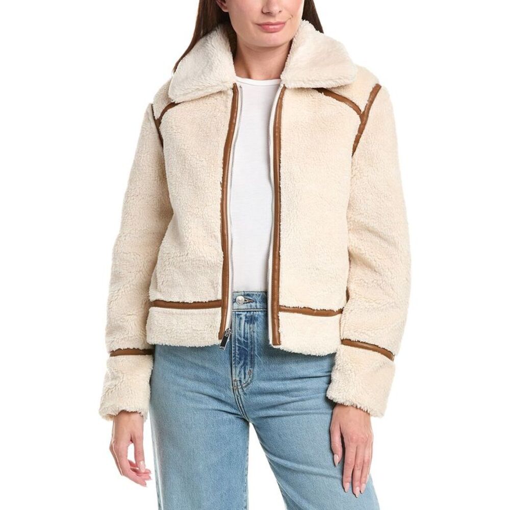 Frye Womens  Faux Fur Jacket
